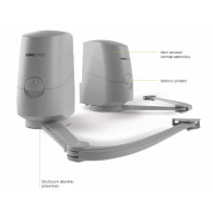 MOTORE KING MODUS 280MA 24V IRREVERSIBILE PER CANCELLO BATTENTE ANTA 2,8 MT 300 Kg