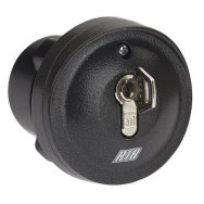 SELETTORE A CHIAVE RIB BLOCK DA INCASSO COLLEGARE QUADRO ELETTRICO IN ALLUMINIO