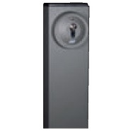 COLONNINA RIB ALTEZZA 1M PER SELETTORE A CHIAVE BLOCK DI ALLUMINIO VERNICIATO