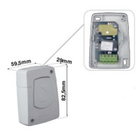 PULSANTIERA FLAT RIB CON COMANDO DIRETTO MOTORE E MORSETTIERA