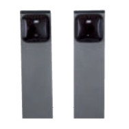 COLONNINE RIB COPPIA PER FOCELLULE FIT SYNCRO H 50 CM PER CANCELLI A BATTENTE E SCORREVOLI