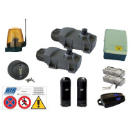 KIT RIB AUTOMAZIONE DUKE 110° INTERRATO X CANCELLO ANTE A BATTENTE FINO A 800Kg