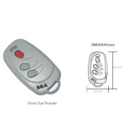 Radiocomando SEA a 3 canali 433 Mhz Smart Dual Copy 10 pezzi