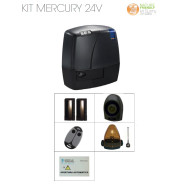 KIT SEA MERCURY 600 24V AUTOMAZIONE PER CANCELLO SCORREVOLE FINO A 6 MT MAX 600 KG 
