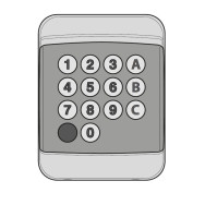 Selettore digitale via radio 868.30 Mhz V2 KIBO R868 V2 da parete