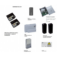 KIT AUTOMAZIONE INTERRATO V2 VULCAN 24V PER CANCELLO 2 ANTE BATTENTE FINO 3,5Mt