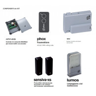 KIT ELETTRONICO PER AUTOMAZIONE MOTORI CANCELLO 230V V2 UNIVERSAL 1