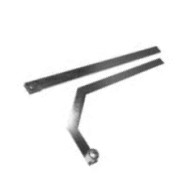 COPPIA BRACCI TELESCOPICI CURVI CON BUSSOLA V2 162409 PER MOTORE VEGA