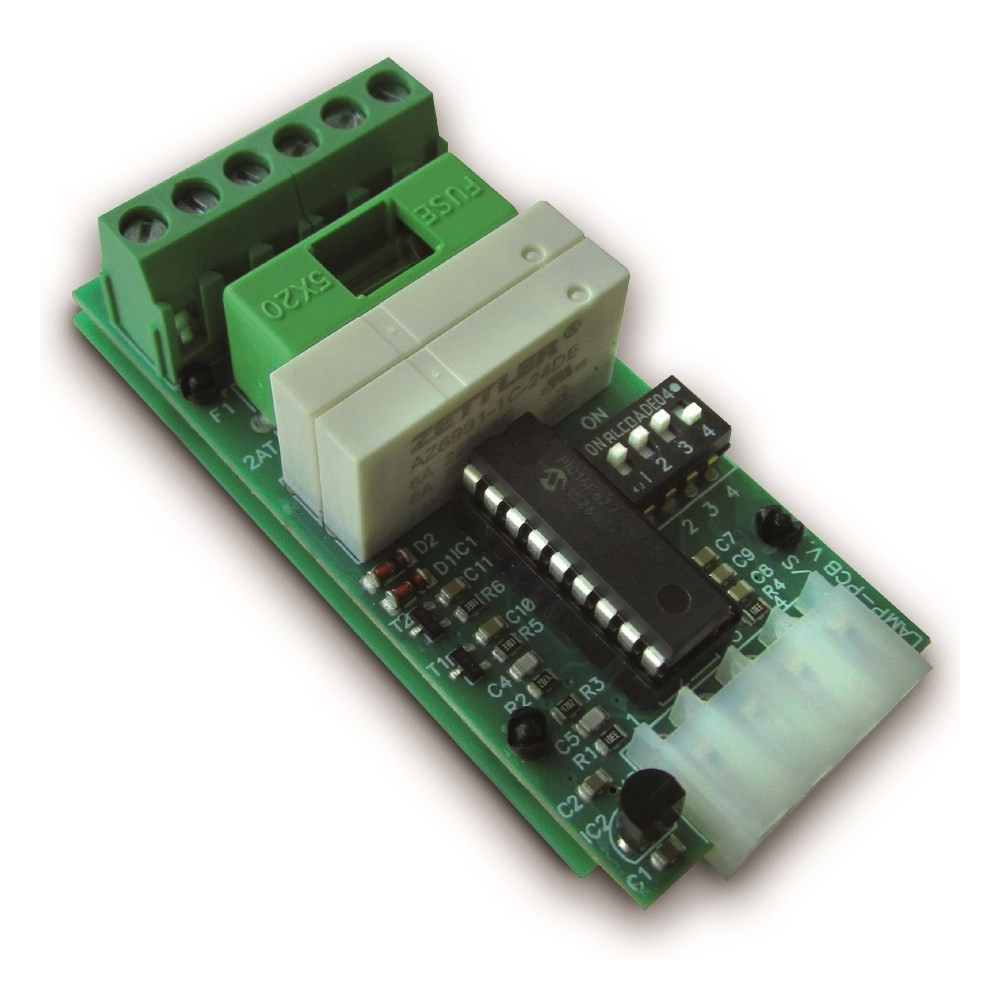 SCHEDA AD INNESTO DITEC NRGFTL CONTROLLO LAMPEGGIANTI LAMPADE SEMAFORI PER ATTUATORI NRG