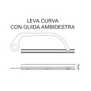 Leva curva con guida ambidestra e pattino BUONGIORNO APRIMATIC