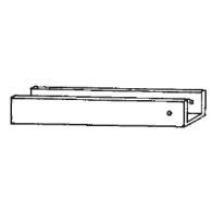 Staffa posteriore per cupola,in alluminio anodizzato argento APRIMATIC