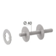 KIT ALBERO / FLANGIA MISURE EUROPEE IN mm Ø 159 x 4,5 PER KING GATES RING XL