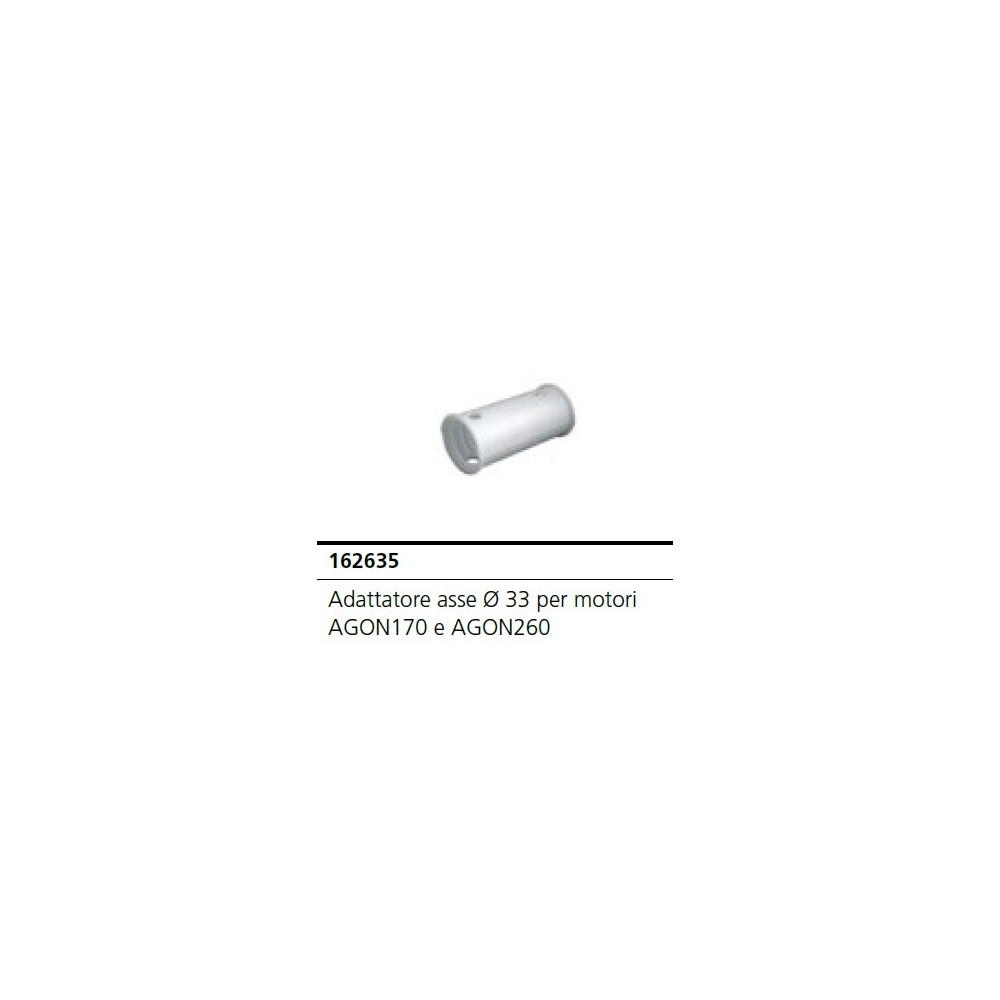 ADATTATORE ASSE V2 162635 DIAMETRO 33 PER ATTUATORE AGON170 - AGON260