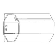 Tubo ottagonale Ø 70 (in barre da 3 m) APRIMATIC