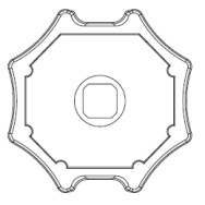 Adattatore Bonfanti-Gaviota serie 45 (SMS-CMS) APRIMATIC