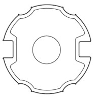 Adattatore Ogiva per rullo 78 mm per serie 59 (SMS-CMS) APRIMATIC