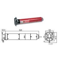 Motore tubolare APRIMATIC 92M-300 300Nm 43345/002 per tapparelle e tende da sole
