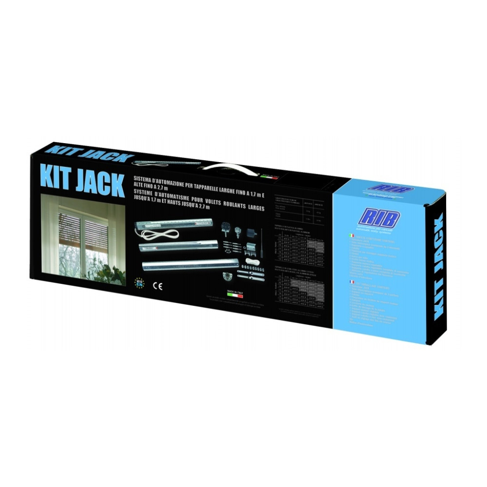 KIT MOTORE TUBOLARE TAPPARELLE RIB JACK 60 SS FINO A 60KG (30nm)