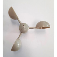 PALETTA VENTOLA DI RICAMBIO TPRG PER ANEMOMETRO TEKNOS TWBN TSBN TSSW COLORE GRIGIO