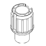CALOTTA ZIP PER MOTORI TEKNO'S Ø 45mm PER RULLO Ø80 Fitesol DO