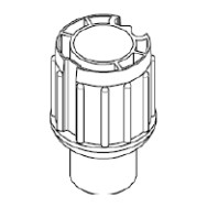 CALOTTA ZIP PER MOTORI TEKNO'S Ø 45mm PER RULLO Ø85 Fitesol DO