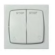 SCATOLA CON DOPPIO PULSANTE INVERTITORE A POSIZIONE STABILE