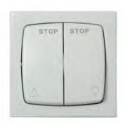 SCATOLA CON DOPPIO PULSANTE INVERTITORE A POSIZIONE STABILE