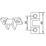 SUPPORTO PER MOTORIDUTTORI TUBOLARI DIAMETRO 35MM 