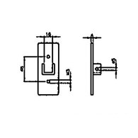 ART.3031 Staffa da parete per motoriduttori tubolari Ø55 v2 163483