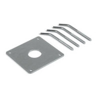 ZANCHE DI FISSAGGIO DITEC QIKAFZ PER APPOGGIO FISSO QIKAF PER BARRIERE QIK