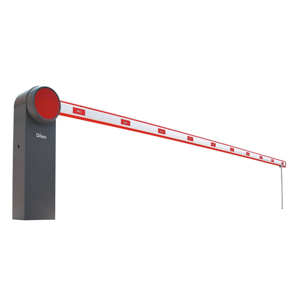 BARRIERA AUTOMATICA 24V INOX DITEC QIKY7EH INTENSO ENCODER LUCE NETTA 5,8M