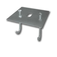 Piastra di ancoraggio zincata accessorio FADINI BARRI88 1098L