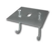 Piastra di ancoraggio zincata accessorio FADINI BARRI88 1098L