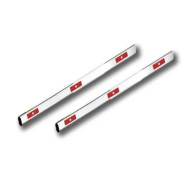 Asta in alluminio 30x80 mm fornita in due pezzi da 2 m FADINI 1096L