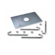 Base di ancoraggio (1 set incluso con NUUR6) accessorio KING GATES NUUR6 163688