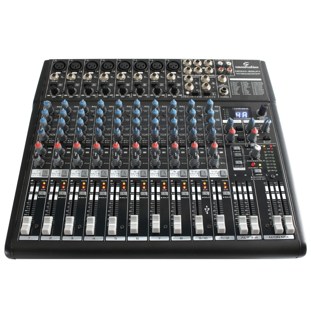 Mixer Audio Neomix 802FX 10 Canali usb 24bit suondsation 