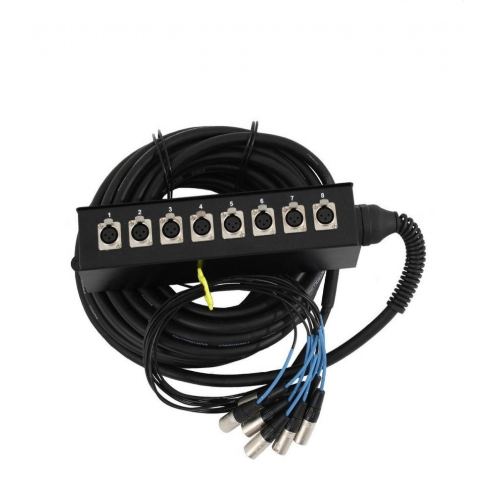 CAVO PROFESSIONALE XLR 8X IN 15M - SGBX10-0008