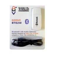 PEN DRIVE BLUETOOTH PER COLLEGAMENTO VIVALDI  GIOVE FREE,CONNESSIONE TRAMITE USB-AUX IN.