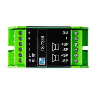 AMPLIFICATORE STEREO DA INCASSO 50+50W RTS TS 725 S PER 14+14 diffusori 23W