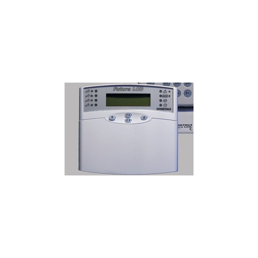 Tastiera Costel Futura LCD via filo  per centrali serie  SV e PLUS 