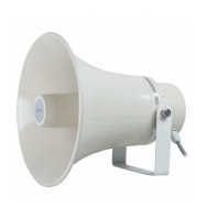 DIFFUSORE A TROMBA RTS 50W 100Volt CON STAFFA MATERIALE PLASTICA ABS COLORE BIANCO