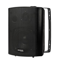 DIFFUSORE CASSA ACUSTICA DA PARETE RTS 30W 2 VIE 8 Ohm COMPLETO DI STAFFA NERO