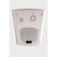 DIFFUSORE CASSA ACUSTICA DA PARETE RTS 30W 2 VIE 8 Ohm COMPLETO DI STAFFA BIANCO