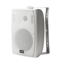 DIFFUSORE CASSA ACUSTICA DA PARETE RTS 50W 2 VIE 8 Ohm COMPLETO DI STAFFA BIANCO