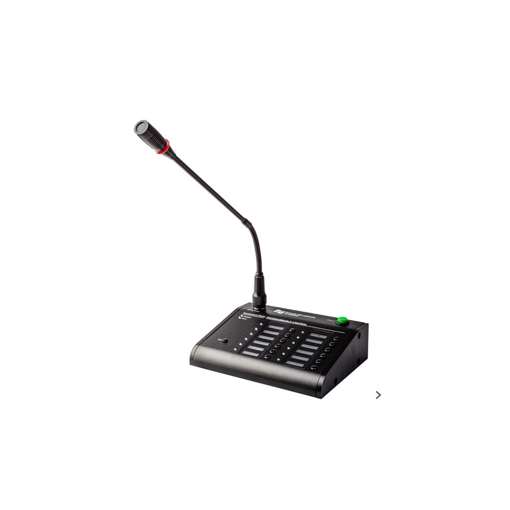 BASE MICROFONICA 6 ZONE RTS PER CENTRALE EVACUAZIONE EVAC PER MESSAGGIO EMERGENZA