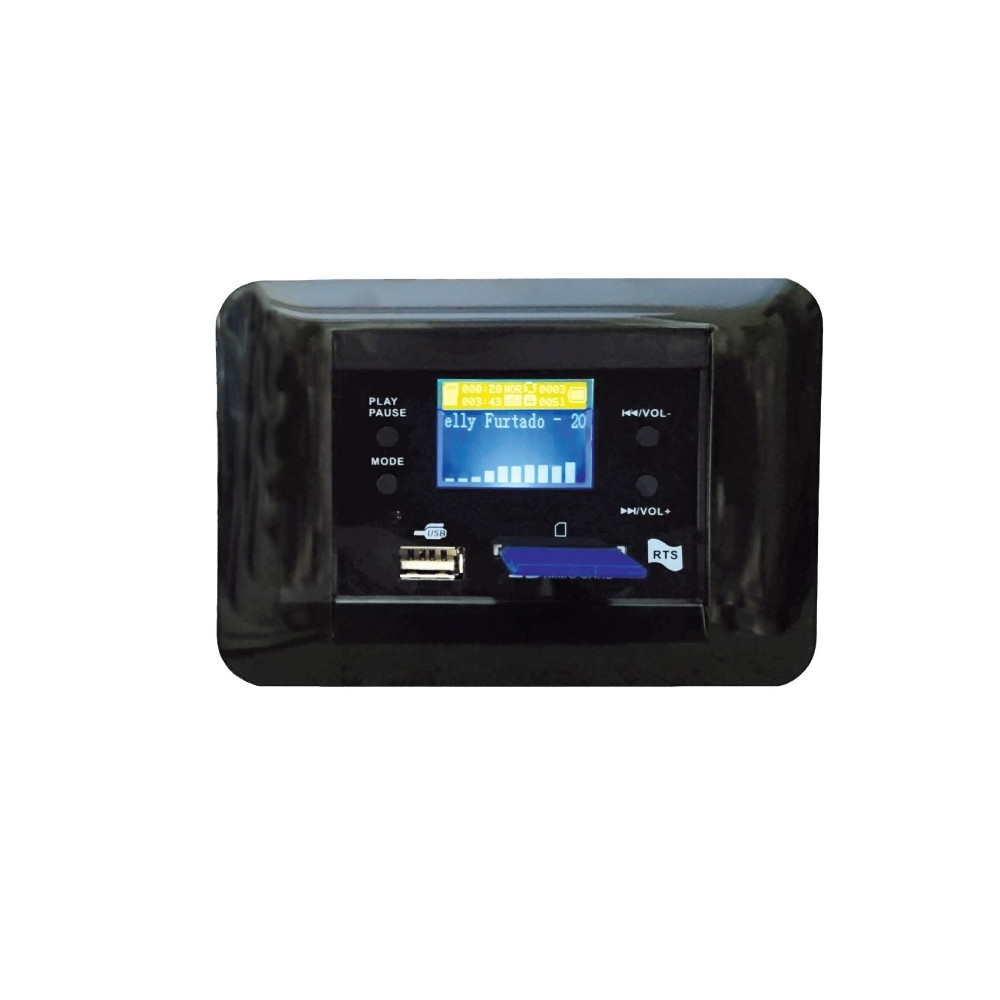 CENTRALE AUDIO RTS TS 710 N 30+30W STEREO PER FILODIFFUSIONE DA INCASSO NERO