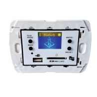 CENTRALE AUDIO RTS TS 710 AB 30+30W STEREO PER FILODIFFUSIONE DA INCASSO BIANCO