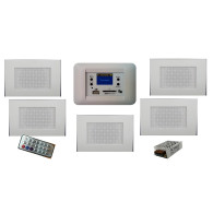 KIT RTS PER FILODIFFUSIONE MY HOUSE DA INCASSO CENTRALE AUDIO 20W - 5 DIFFUSORI