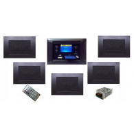 KIT RTS PER FILODIFFUSIONE MY HOUSE DA INCASSO CENTRALE AUDIO 20W - 5 DIFFUSORI