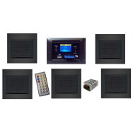 KIT RTS PER FILODIFFUSIONE MY HOUSE DA INCASSO CENTRALE AUDIO 20W - 5 DIFFUSORI